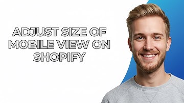 Adjust Size Of Mobile View On Shopify - NEW! Step by Step