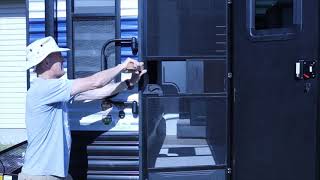 Adjusting the Door on a Camper