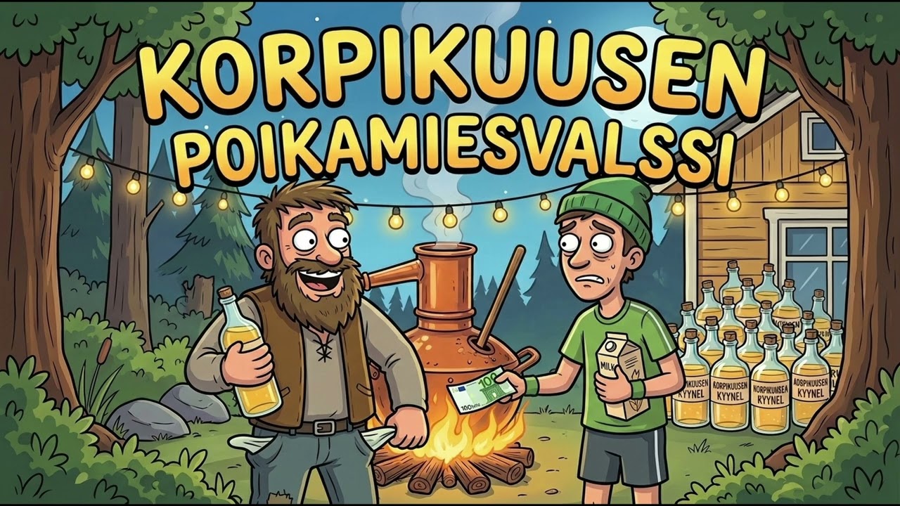 KORPIKUUSEN POIKAMIESVALSSI 🍻💃 (Official Audio) | Folk Metal / Ryyppyvalssi