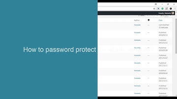 How to Password Protect a WordPress post or page?