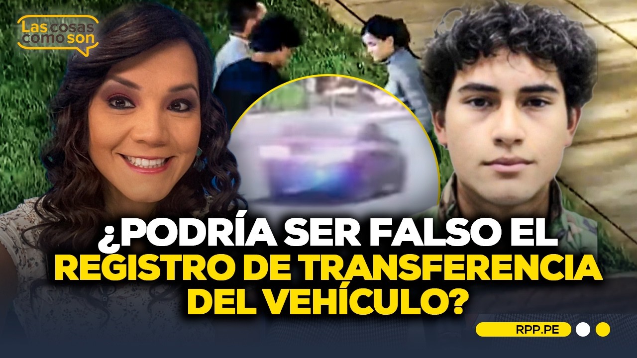 Notaría genera dudas sobre la transferencia de vehículo entre Adrián Villar y Marisel Linares