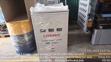 Bàn Giao Máy Ổn Áp 25KVA 3 Pha SH3-25KII Thế Hệ Mới 2025