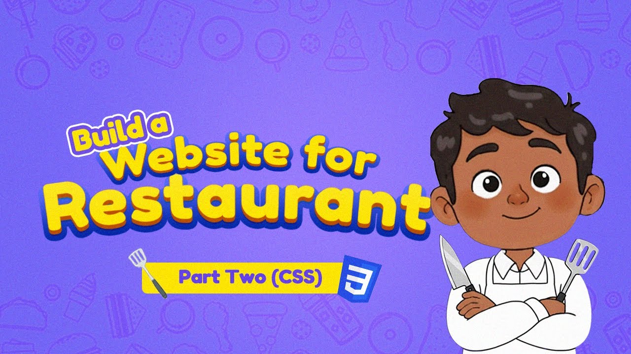 Style Your Restaurant Website with CSS 🎨 | Kids Coding (Part 2)