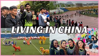 LIVING IN CHINA||Chinese compete with foreign students, Chinese performance, making money in china