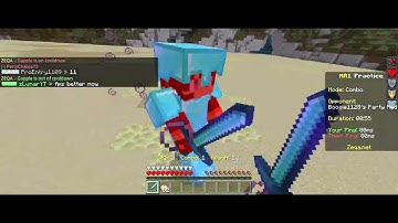 Minecraft Zeqa.net duel Combo I 1v1 my new friend BlackWolf600.