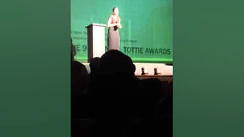 Kelly Damico Tottie Award Acceptance Speech