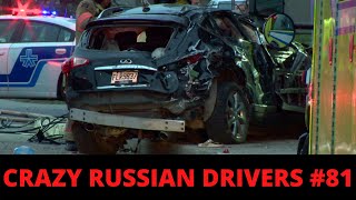 RUSSIAN DASHCAM- Crazy Drivers Car Crash Compilation #81
