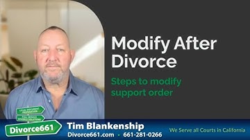 📝 How to Modify a Child Support Order After Divorce. | Los Angeles Divorce #divorce661