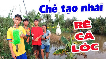 Thử Thách Rê Cá Lóc Giữa Nhái Tự Chế Và Nhái Hơi Đặt Trên Mạng| Bảy Đúng TV