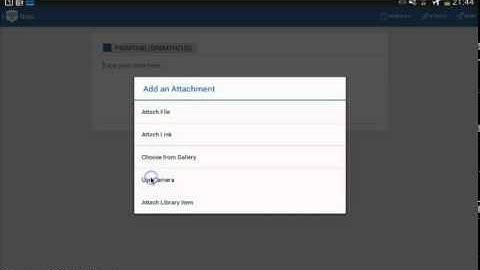 20  Upload a picture from Camera to Edmodo small group directly