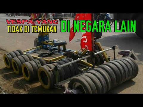 Vespa Panjang Vespa Extreme Indonesia Eps 45 Action News Abc