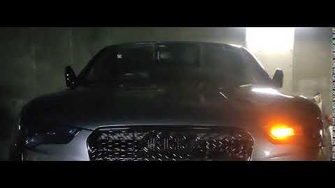 Audi A5 B8.5 Dimming Turn Signal comparison