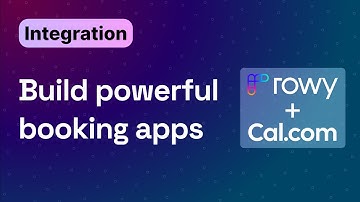 Build scheduling / booking apps in low-code - using Cal.com and Rowy