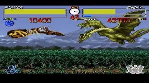 Godzilla: Kaiju Daikessen - Mothra (Me) vs Ghidorah