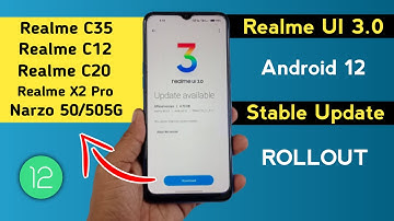 realme october 2022 New update | Realme C35/C20/C12/X2Pro/Narzo 50 October 2022 New Stable Update