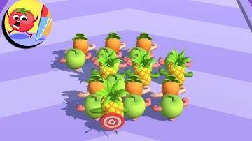 Fruit Rush - Gameplay (Android, iOS) All Levels - Levels 1-4