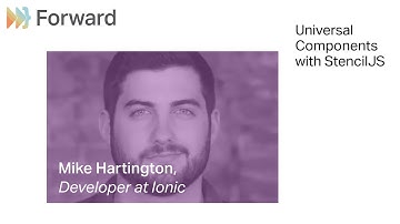 Universal Components with StencilJS