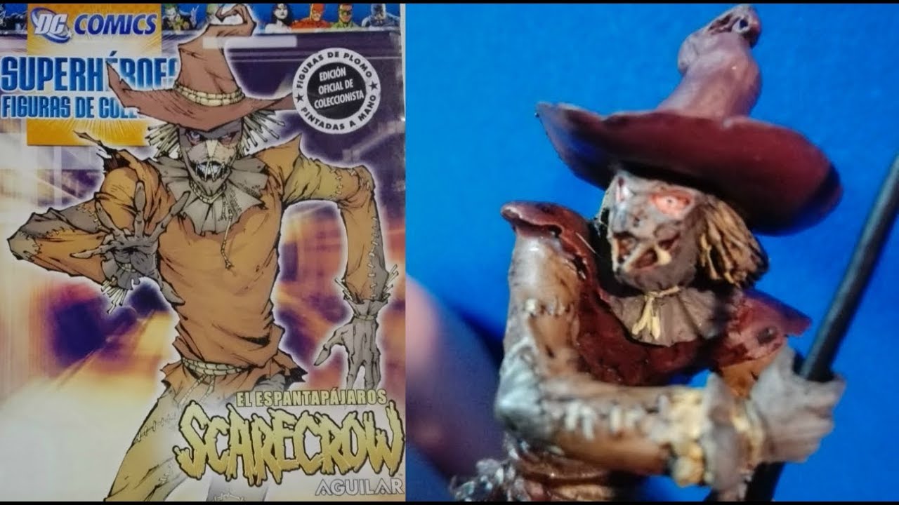 Unboxing Espantapájaros Scarecrow De Dc Comics Superhéroes Figuras De Colección Con Sailorgamer - fort dc roblox