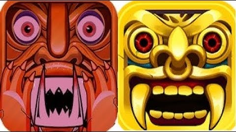 Run away from temple lost jungle vs Run Dungeon Run