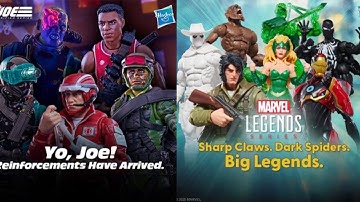 New GiJoe Classified Marvel Legends action figures preorder at entertainment earth 10 percent off