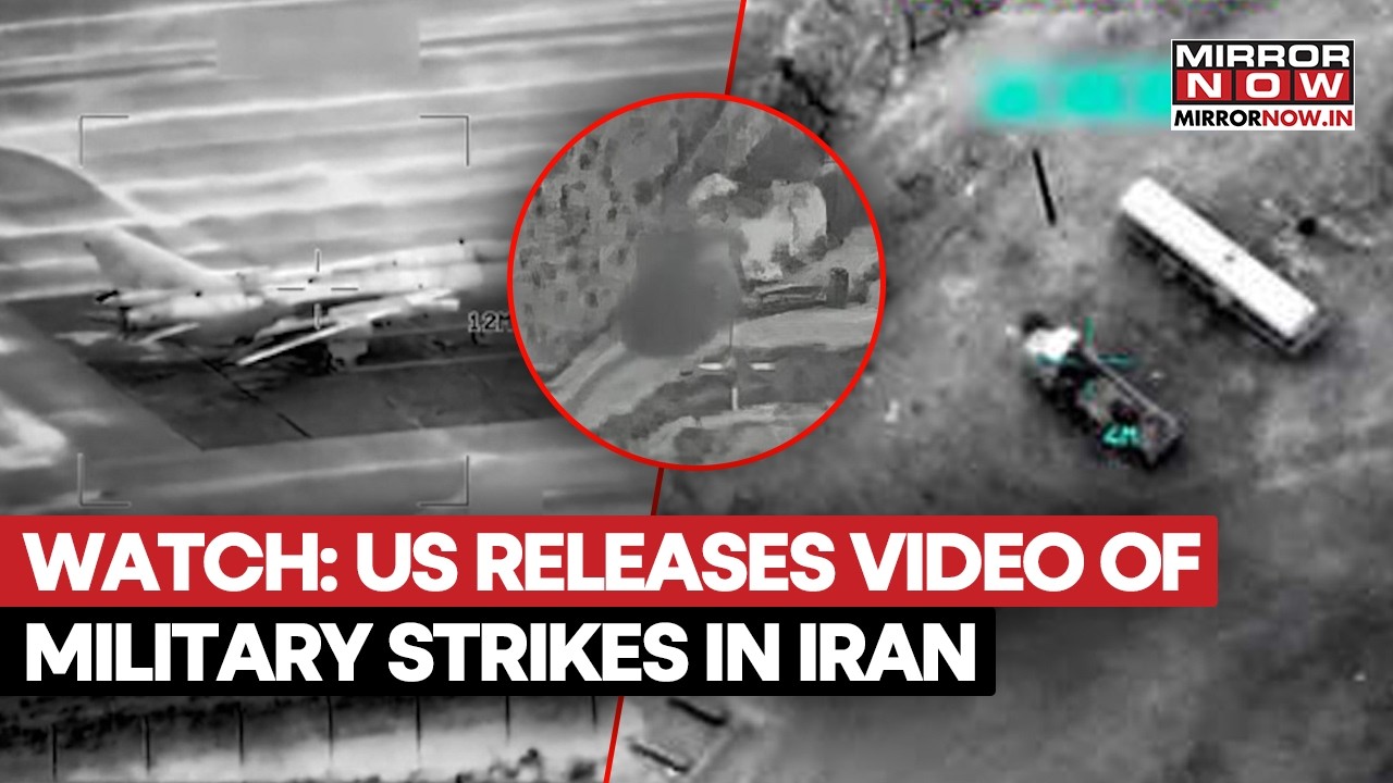 US Releases Video Military Strikes Under Operation Epic Fury In Iran Amid Peace Talks | Watch