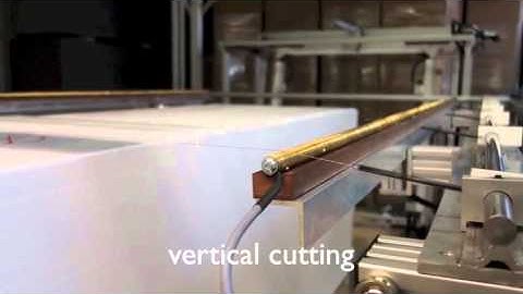 EPS cutting line with automatic wire setting