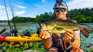 Topwater ONLY Kayak Bass Fishing