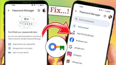 Password Manager Not Showing Password | Fix Google Password Manager Not Showing Password