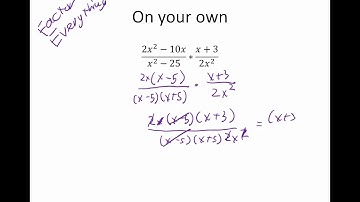 Adv. Alg. Chapter 8.4.3: Dividing Rational Expressions