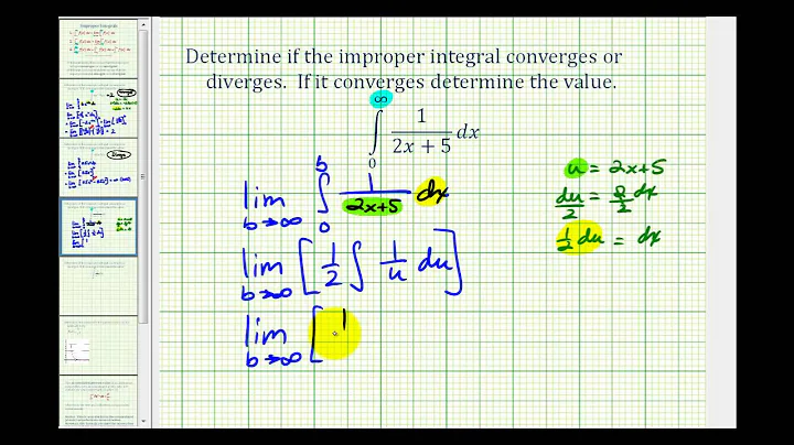 Ex 3:  Improper Integrals