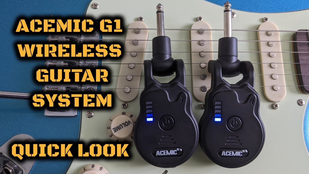 Acemic ACEMIC G1 2.4GHz Wireless Guitar System: Quick Look - YouTube