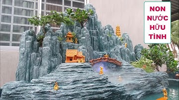 Hòn Non Bộ Đẹp Non Nước Hữu Tình - Beautiful and peaceful waterfall