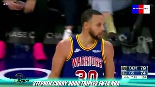 Stephen Curry 3000 Triples
