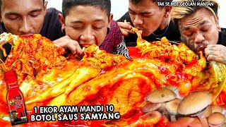 MURKA!!! MUKBANG AYAM JUMBO MANDI SAMYANG