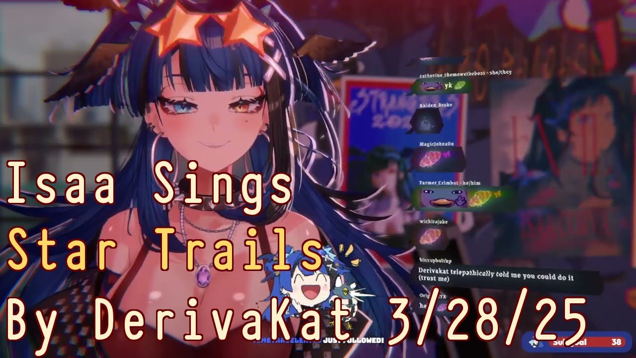 Isaa Corva Sings "Star Trails" - DerivaKat | Bonus Music Stream 3/28/25