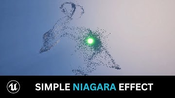 Easy Swarm Particle Effect in Unreal Engine 5.5 (Niagara Tutorial)