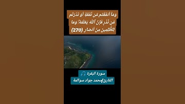 سورة البقرة -آية 270: القارئ/محمد جواد سوالمة