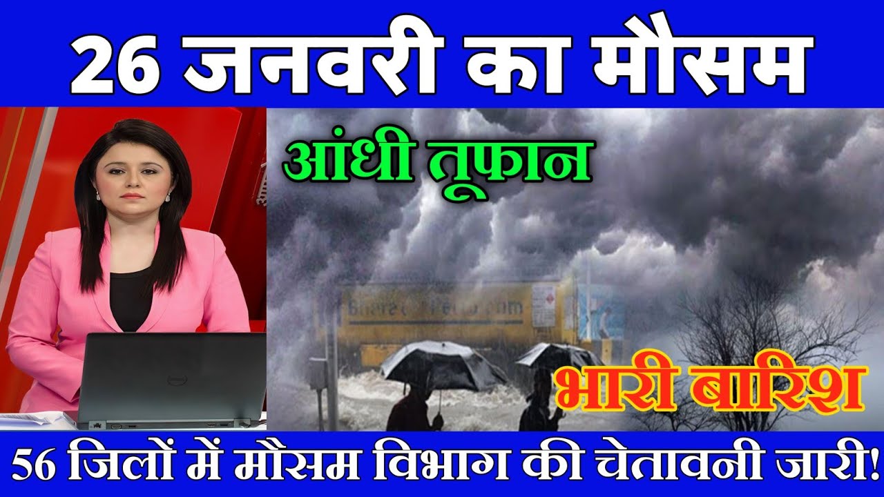 25 जनवरी का मौसम| today weather update, heat wave, 