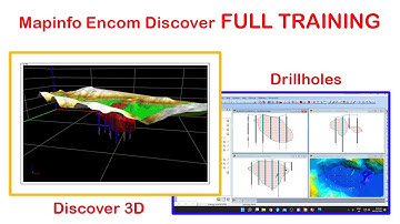 Mapinfo Pro Discover Drillhole Import and 3D Modelling | Full Tutorial