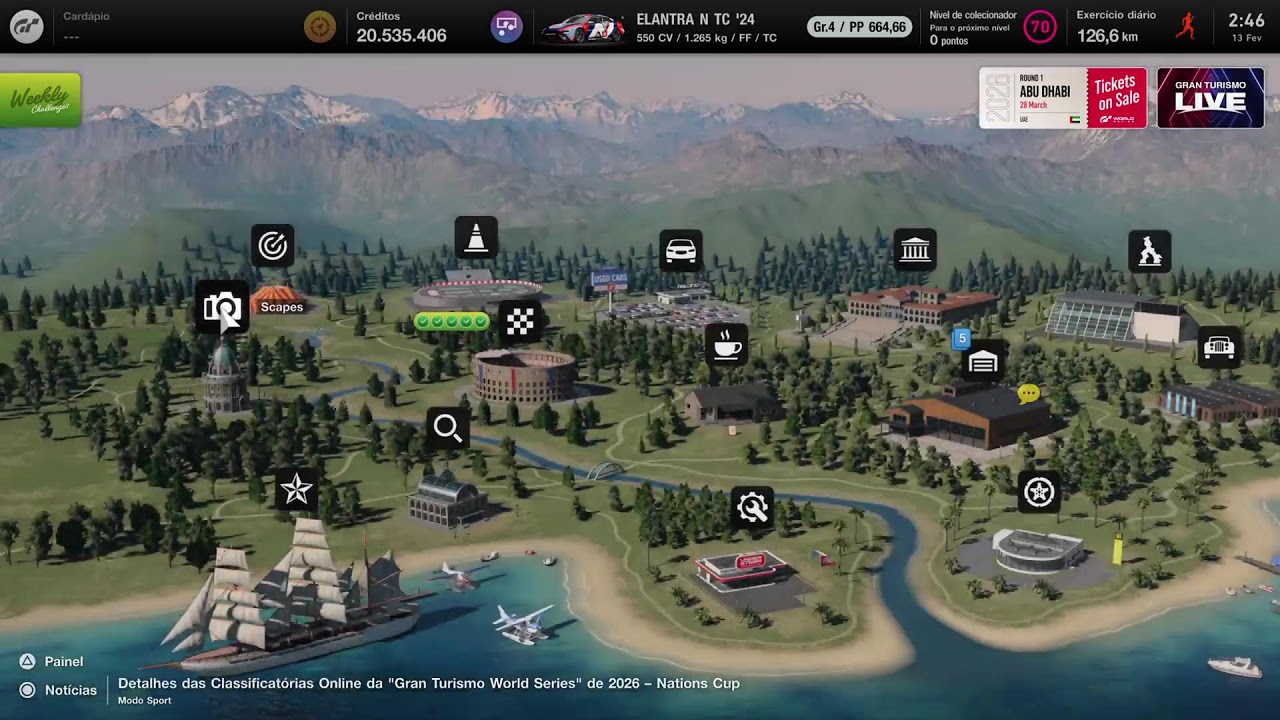 Desafios Semanais Gran Turismo 7