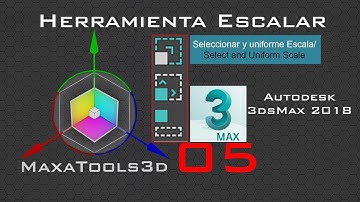 Autodesk 3dsmax 2018 - Seleccionar y uniforme Escala/ Select and Uniform Scale