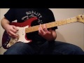 Pearl jam  rearviewmirror guitar cover with leads