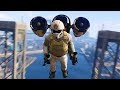 DOOMSDAY HEIST DLC - ACT 1 (Part 1) *JETPACK, FLYING CAR & NEW TANK!* | GTA 5 Funny Moments