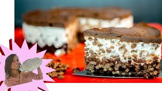 Torta Fredda Al Cioccolato e Riso Soffiato