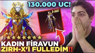 KADIN FİRAVUN ZIRH-X'İ FULLEDİK!! EN İYİ FİRAVUN SETİ? (130.000 UC!)  | PUBG MOBILE