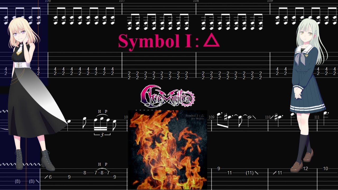 【TABS】Symbol I：△ / Ave Mujica【Guitar Cover】
