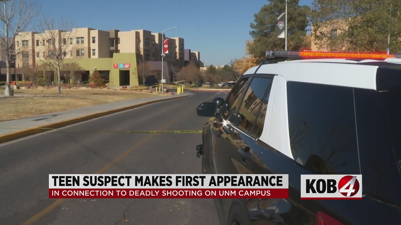 Teen suspect connected to fatal UNM shooting makes first court ...