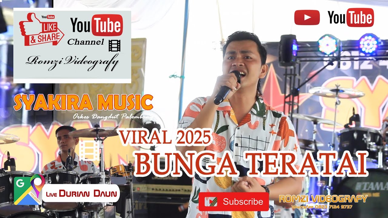 OM SYAKIRA MUSIC | BUNGA TERATAI | LAGU TERBARU LIVE DURIAN DAUN | Bpk.THOMAS \u0026 IBU Apridiana