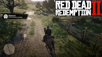 Red Dead Redemption II - Horseman 5: Trample 5 animals while on horseback - Chapter 6: Beaver Hollow