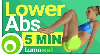 Lower Ab Exercises: 5 Minute Workout to Lose Lower Belly Fat